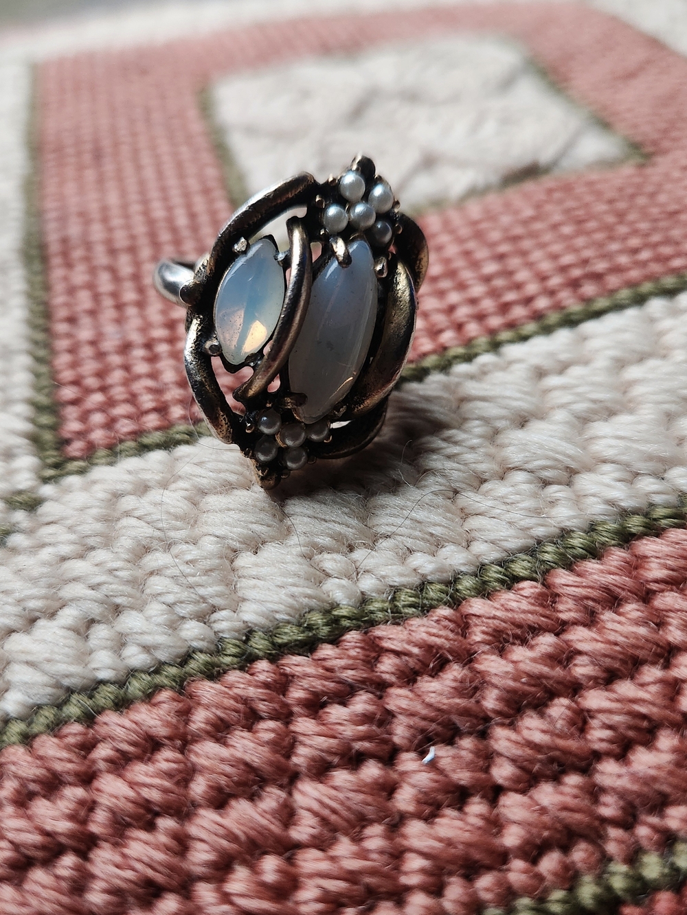 Vintage Ornate Gold Tone Adjustable Size Ring